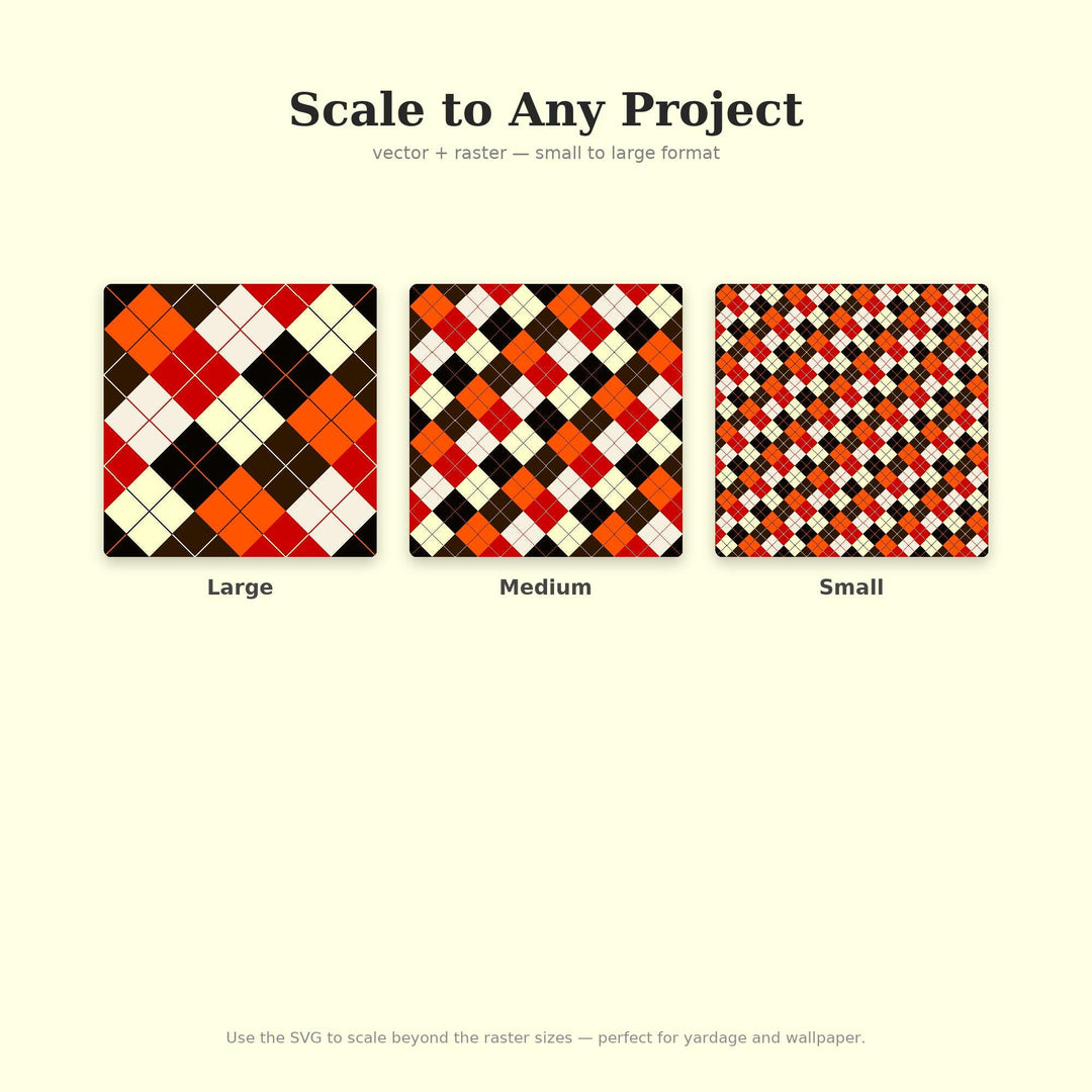 Firewall Argyle Seamless Pattern | Multi-Color Firewall Argyle | .png .jpg .svg .pdf .pat | Digital Paper | Fabric & Surface Design