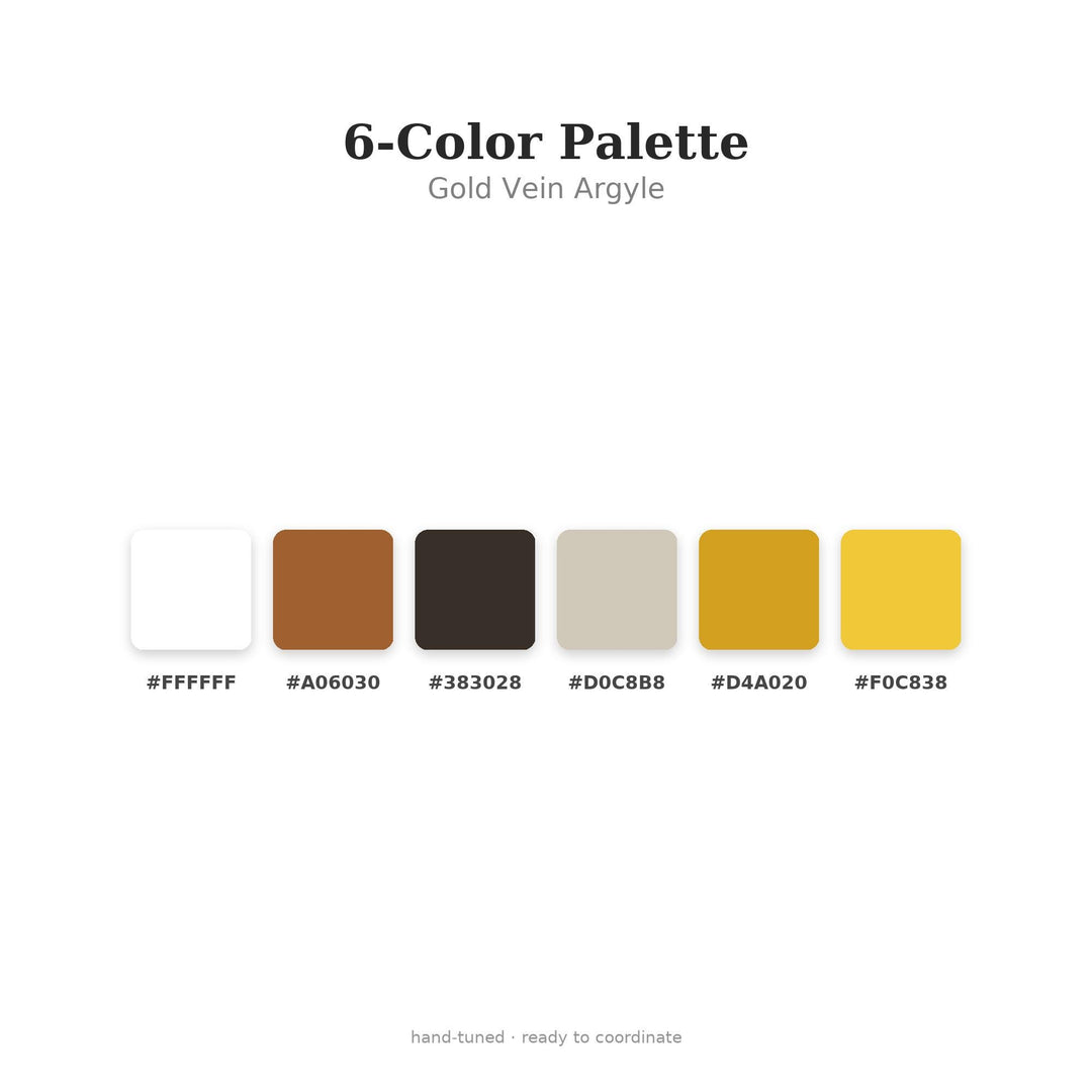 Gold Vein Argyle Seamless Pattern | Multi-Color Fabric Design (Digital Download)