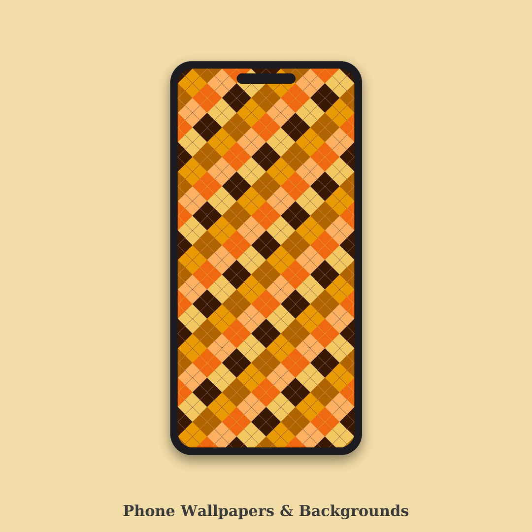 Golden Argyle Seamless Pattern | Multi-Color Golden Hour Argyle | .png .jpg .svg .pdf .pat | Digital Paper | Fabric & Surface Design