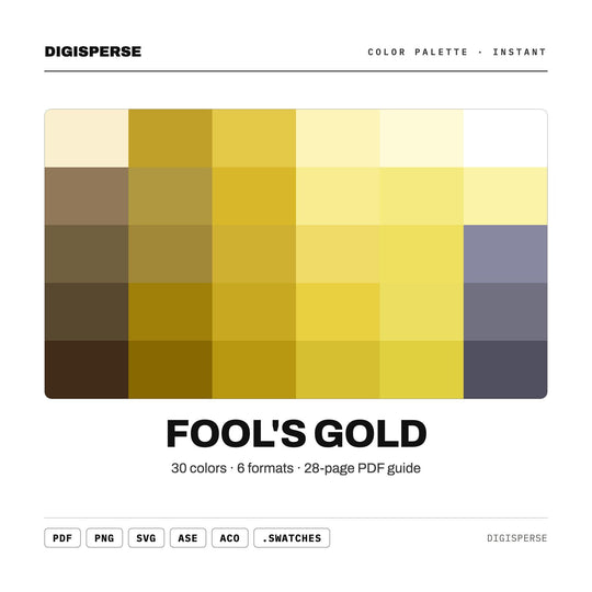 Fool'S Gold color palette — main preview