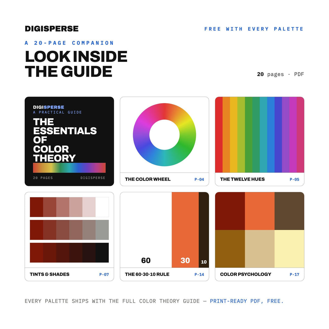 Jasper Canyon Color Palette | 30 Colors | Hex RGB CMYK | Color Guide | Procreate Swatches + ASE | Digital Download