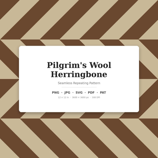 Pilgrim's Herringbone Seamless Pattern | Multi-Color Pilgrim's Wool Herringbone | .png .jpg .svg .pdf .pat | Digital Paper