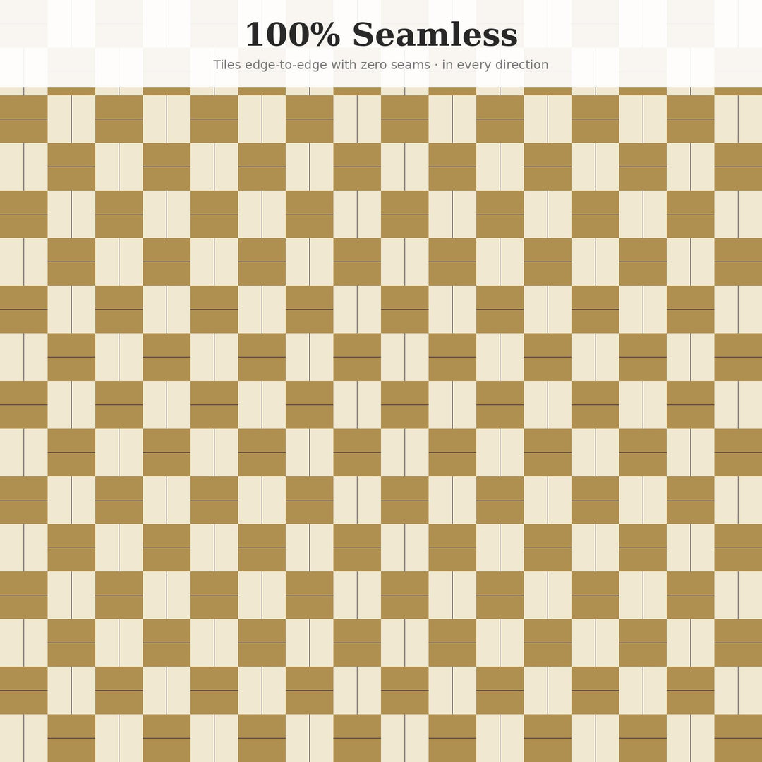 Old Money Basketweave Seamless Pattern | Camel Gold Quiet Luxury Digital Paper
