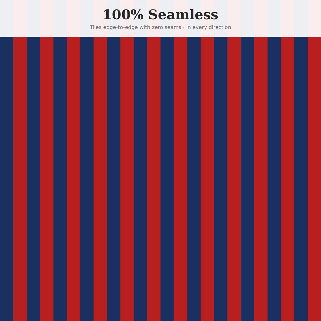 Sailing Club Stripe Seamless Pattern | Nautical Navy Red Digital Download