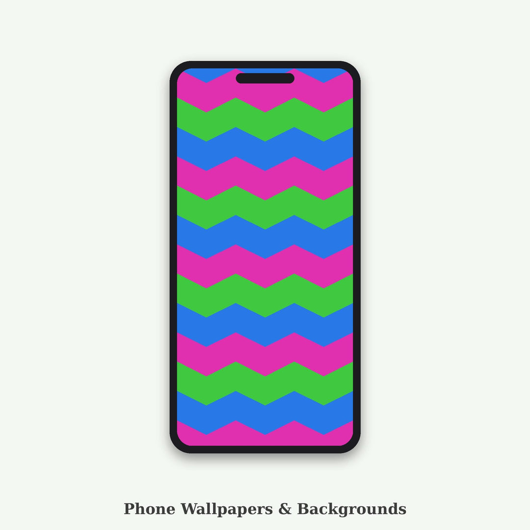 Neon Circus Chevron Seamless Pattern | Digital Paper, Fabric Design (png, jpg, svg, pdf, pat)