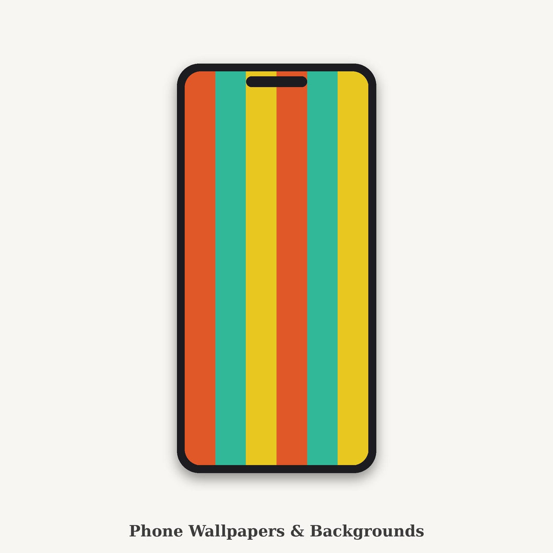 Calypso Awning Stripe Seamless Pattern | Multi-Color Tropical Digital Paper (svg, png, jpg, pdf, pat)