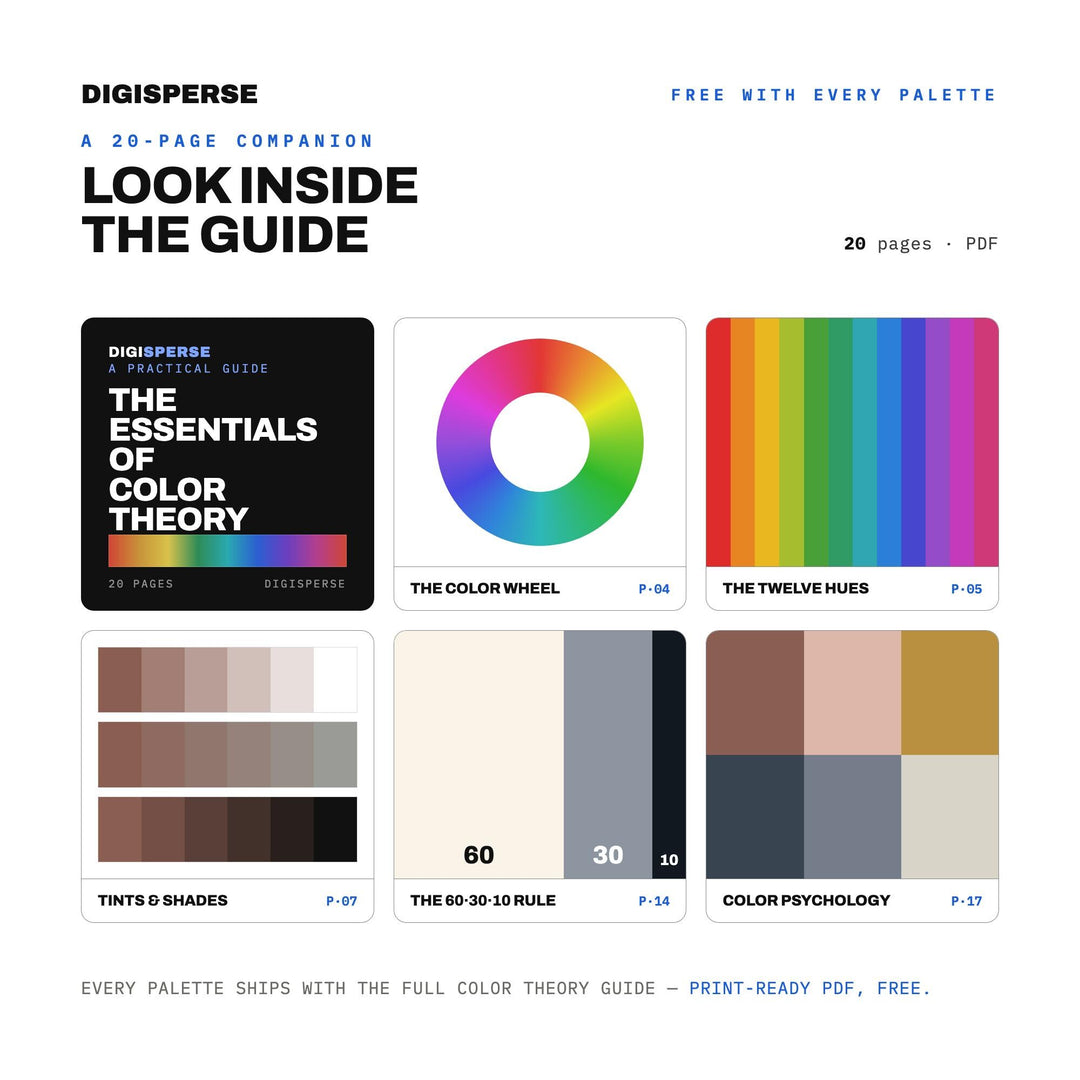 London Fog Color Palette | 30 Colors | Hex RGB CMYK | Color Guide | Procreate Swatches + ASE | Digital Download