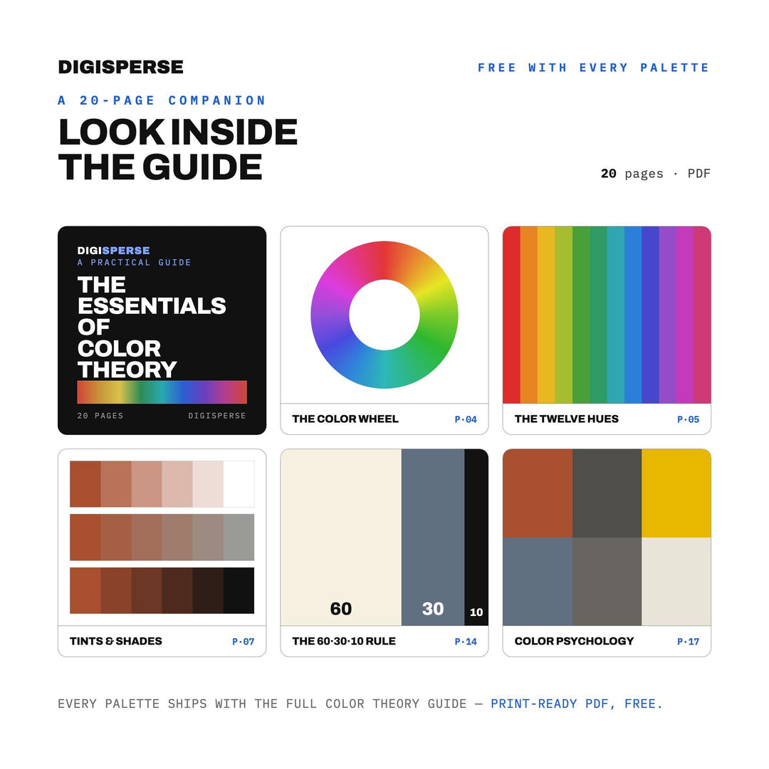 New York Concrete Color Palette | 30 Hex RGB CMYK Swatches (Digital Download)