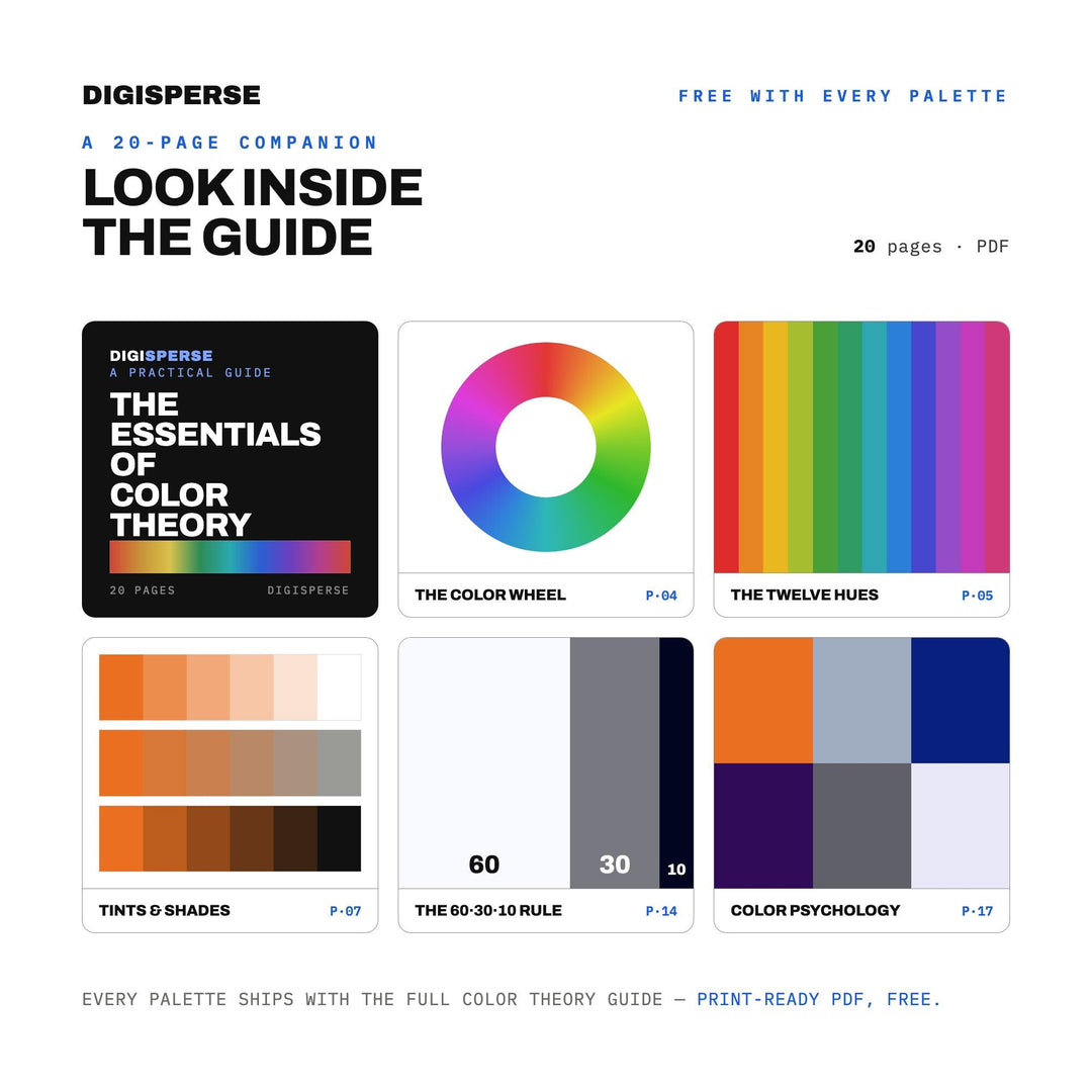 Parallel Universe Color Palette | 30 Procreate Swatches, ASE Guide (Digital Download)