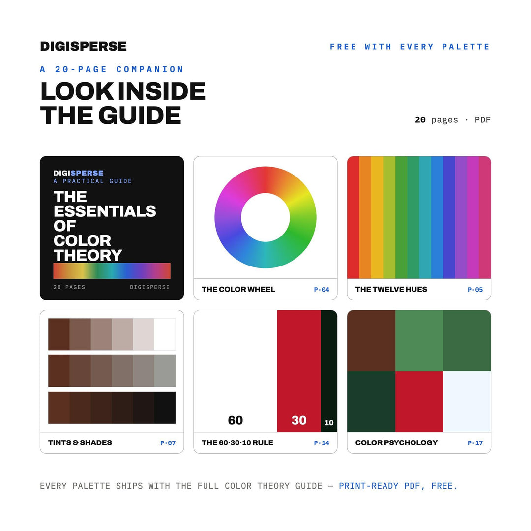 Christmas Tree Farm Color Palette | 30 Colors | Hex RGB CMYK | Procreate Swatches + ASE | Digital Download