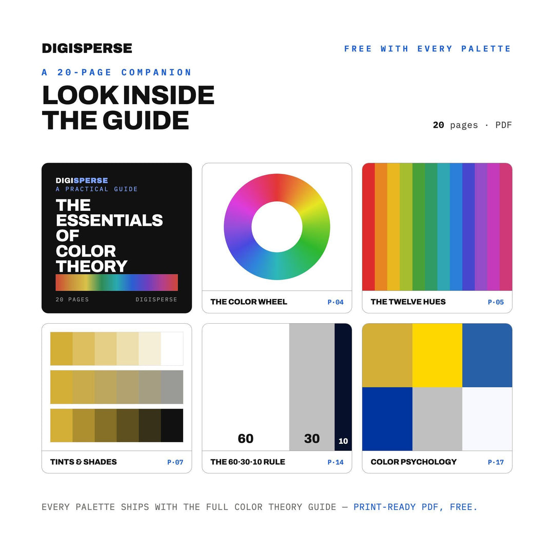 Hanukkah Color Palette | 30 Colors | Hex RGB CMYK | Procreate Swatches + ASE | Digital Download