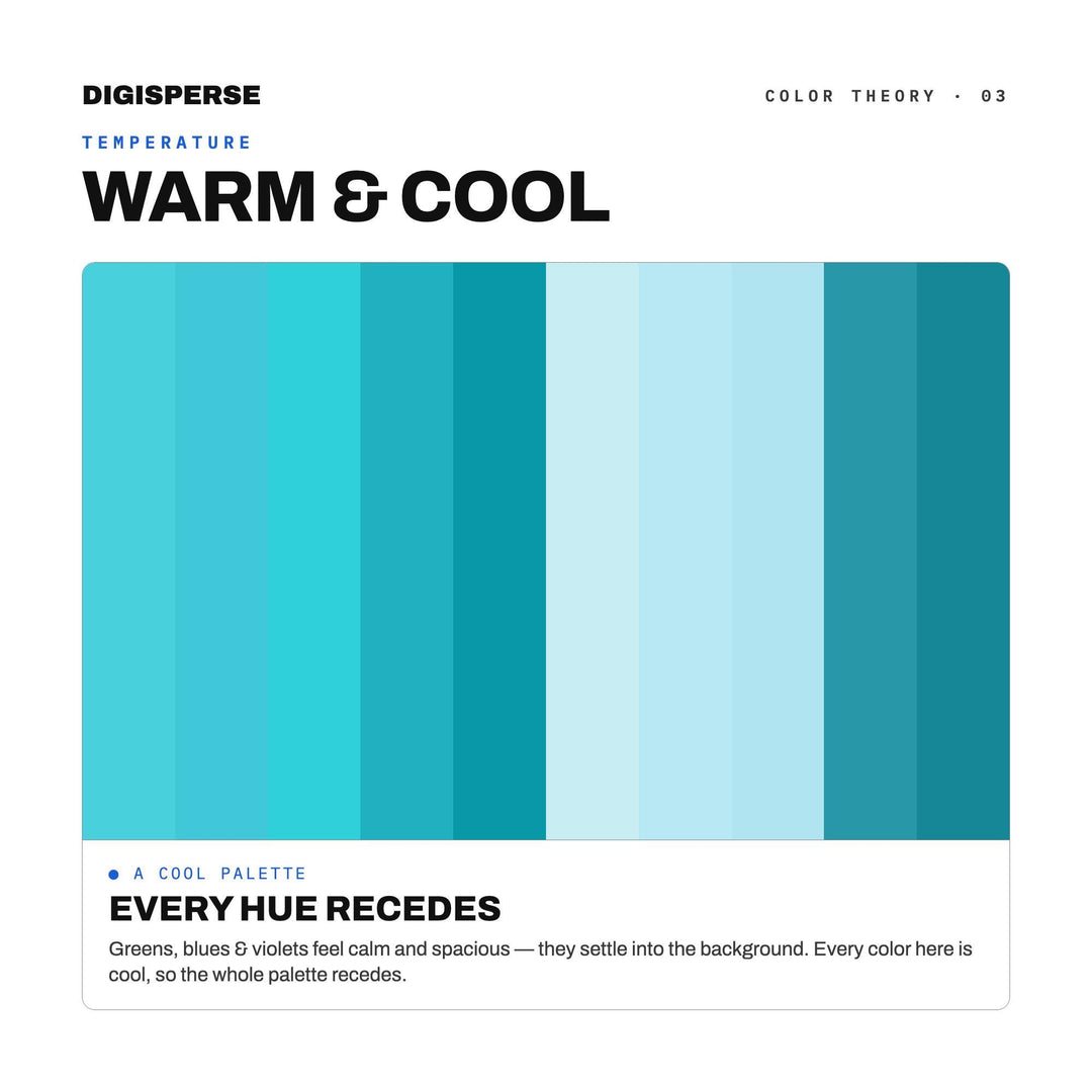 Iceberg Underside Color Palette | 30 Colors | Hex RGB CMYK | Color Guide | Procreate Swatches + ASE | Digital Download