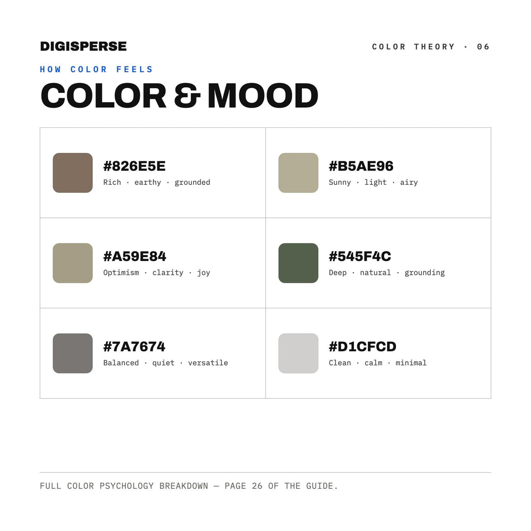 Moss & Stone Color Palette | 30 Colors | Hex RGB CMYK | Procreate Swatches + ASE | Digital Download