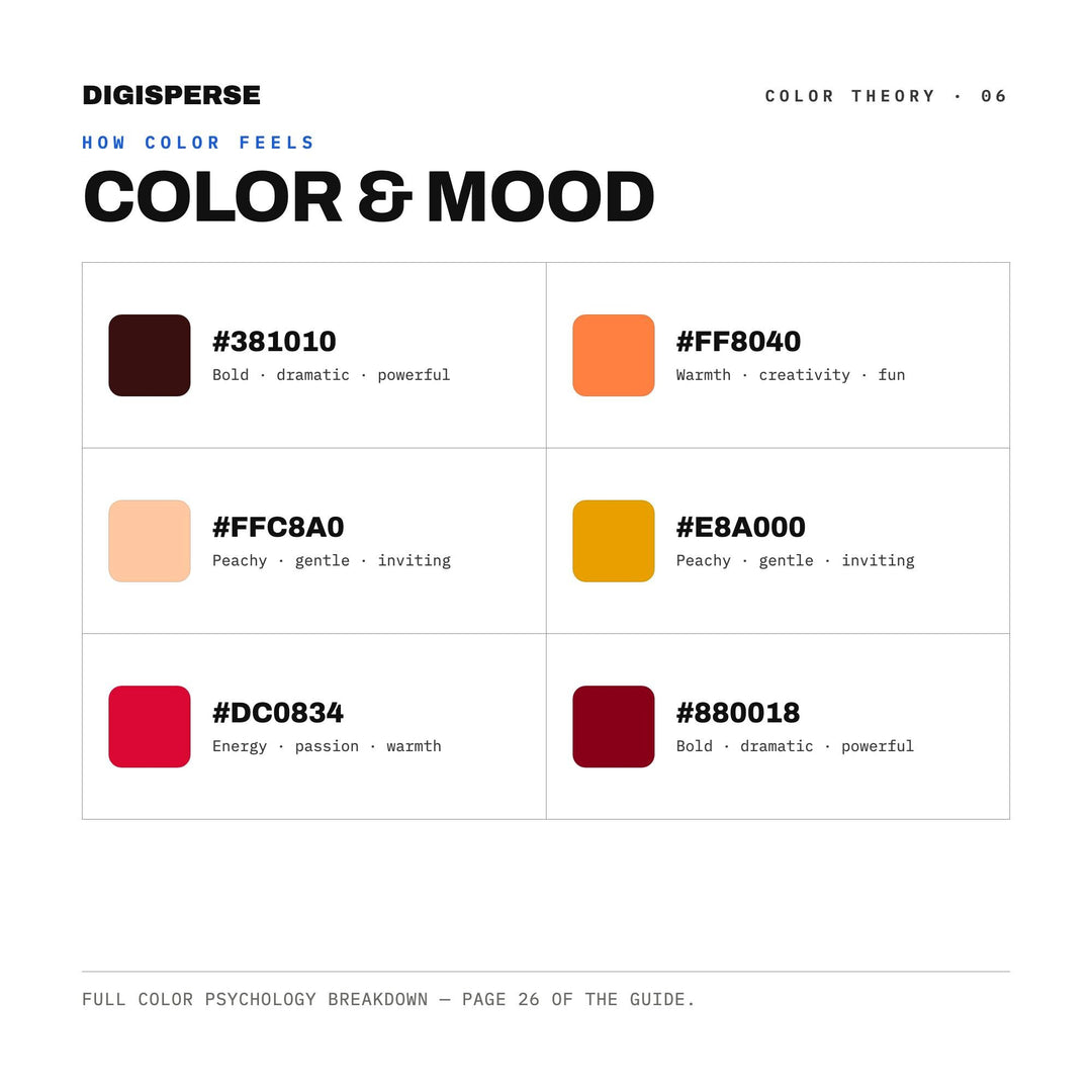 Crimson Dusk Color Palette | 30 Moody Swatches (Digital Download)