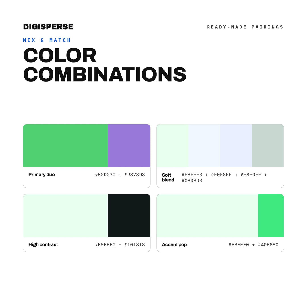 Phantom Glow Color Palette | 30 Procreate Swatches, ASE, PDF Guide (Digital Download)