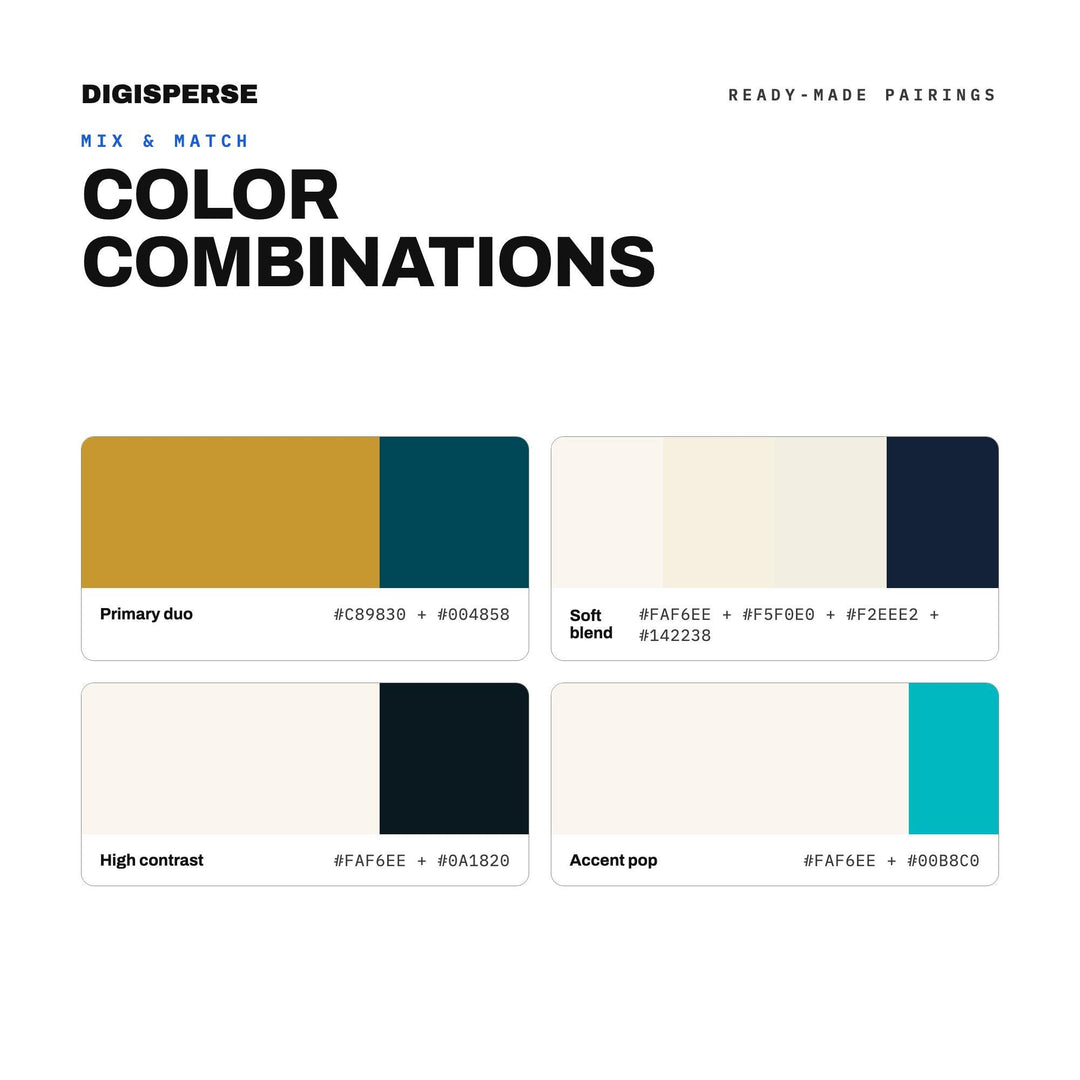 Transformative Teal Color Palette | 30 Colors | Hex RGB CMYK | Procreate Swatches + ASE | Digital Download