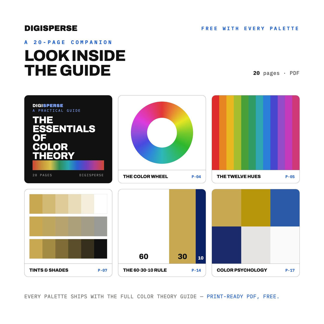 Elegant Blue Gold Color Palette for Bar Mitzvah Art and Jewish Celebration Branding, 30 Festive Party Hues, Procreate Swatches