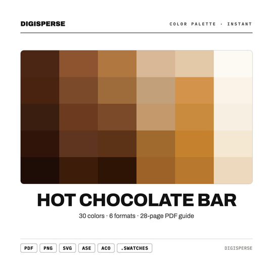 Hot Chocolate Bar color palette — main preview