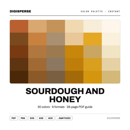 Sourdough and Honey color palette — main preview