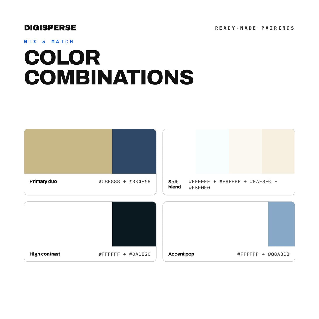 Calm Cool Color Palette for New Year Wellness Art and Minimal Branding, 30 Fresh Reset Hues, Procreate Swatches