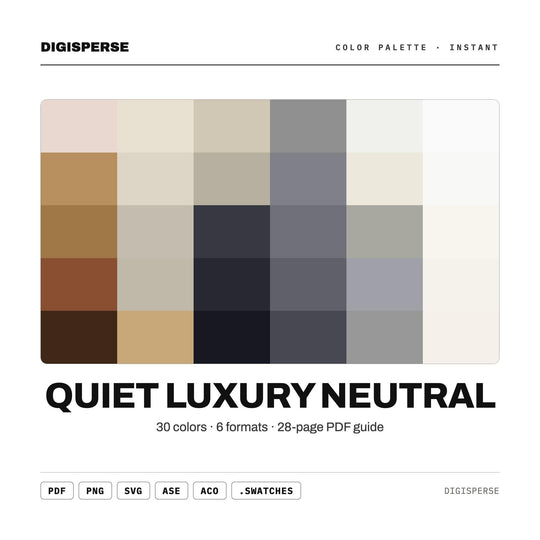 Quiet Luxury Neutral color palette — main preview