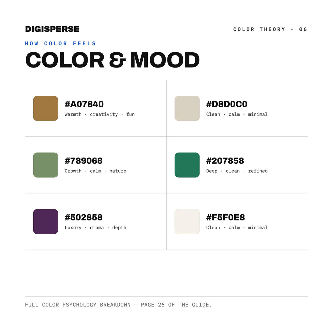 Letterpress Studio Color Palette | 30 Colors | Hex RGB CMYK | Procreate Swatches + ASE | Digital Download