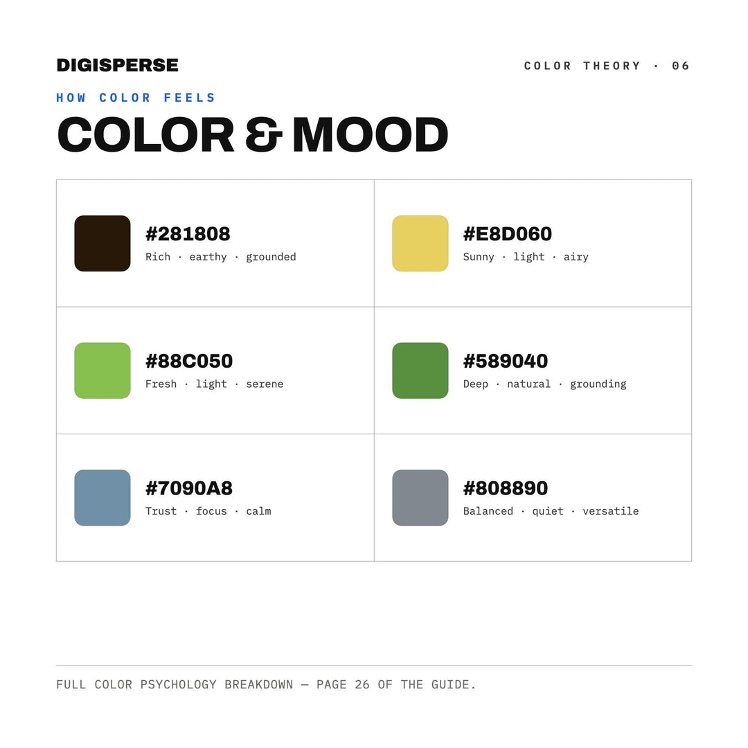 Regrowth Color Palette | 30 Colors | Hex RGB CMYK | Procreate Swatches + ASE | Digital Download