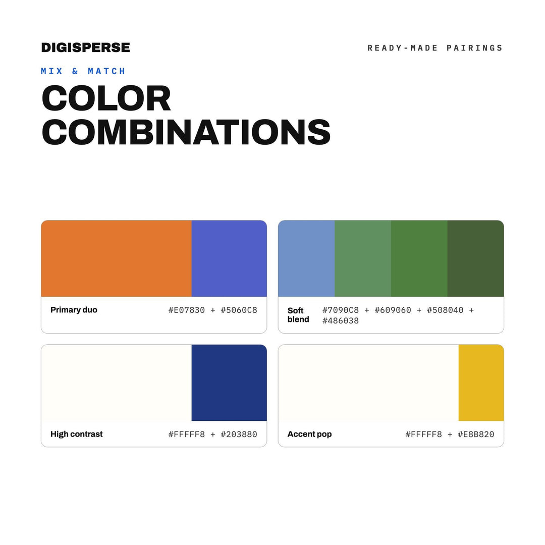 Patriotic Wildflowers Color Palette | 30 Colors | Hex RGB CMYK | Procreate Swatches + ASE | Digital Download