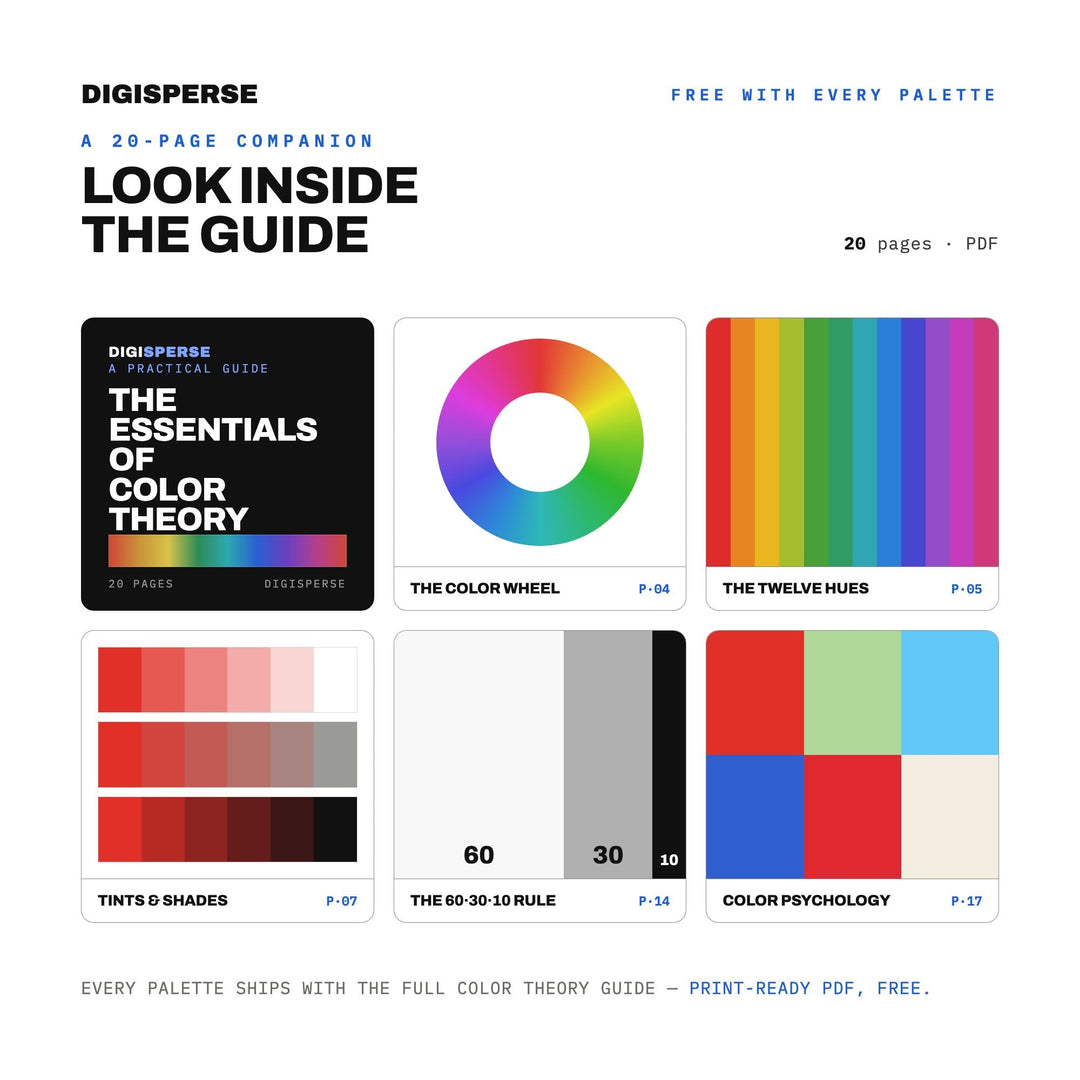 Sketchbook Margin Doodles Color Palette | 30 Colors | Hex RGB CMYK | Procreate Swatches + ASE | Digital Download