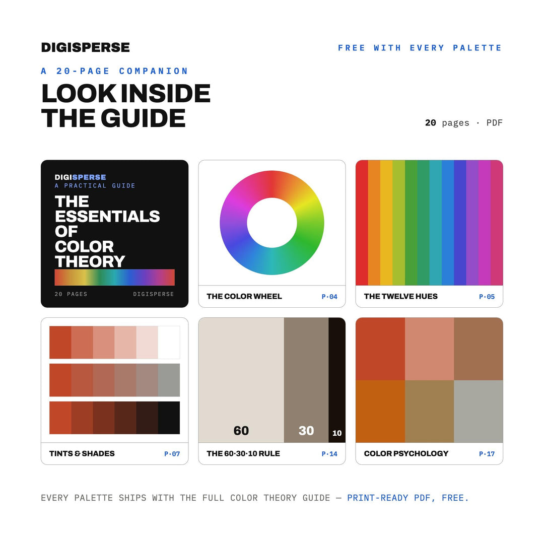 Wildfire Smoke Haze Color Palette | 30 Hex RGB CMYK Swatches (Digital Download)