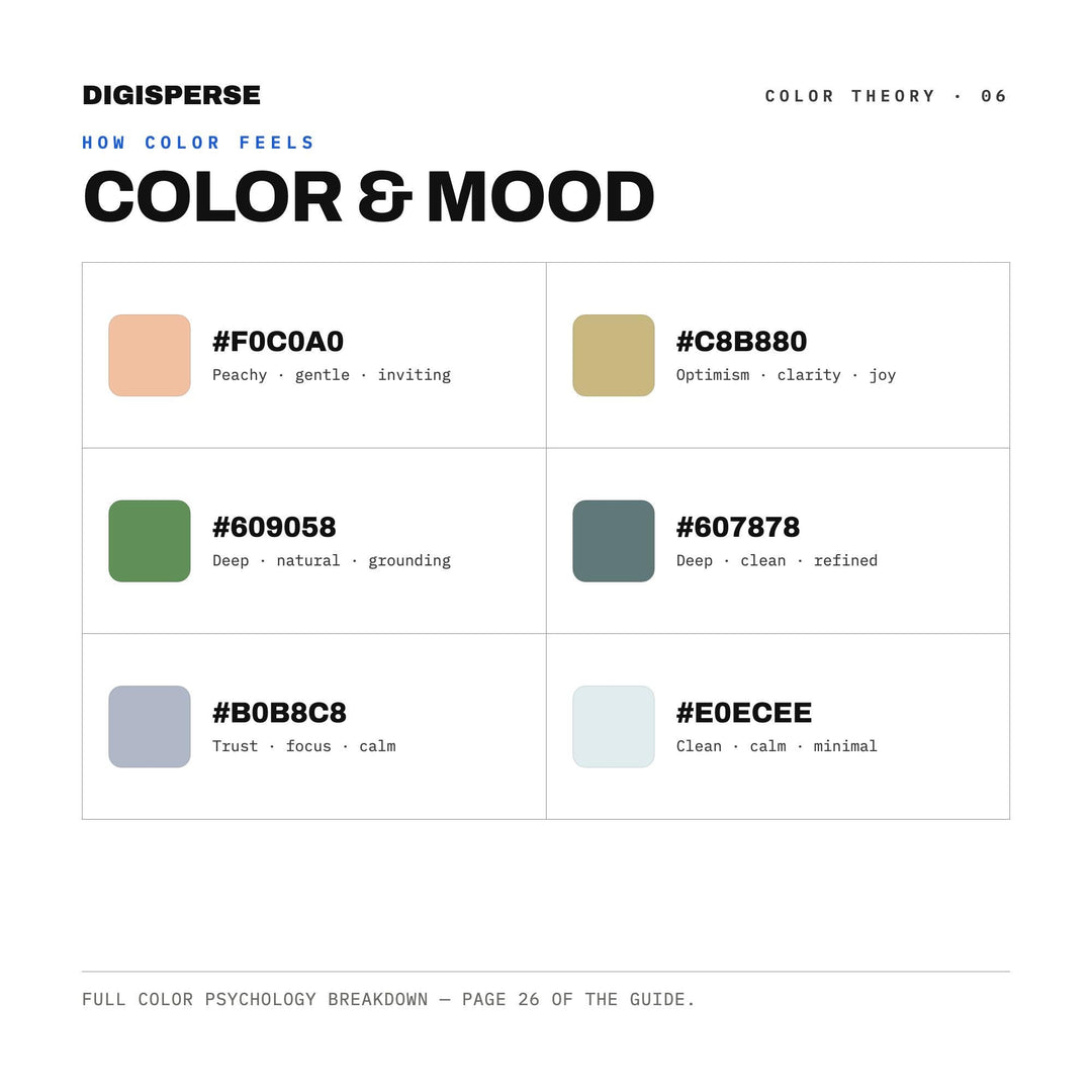 Valley Morning Fog Color Palette | 30 Colors | Hex RGB CMYK | Procreate Swatches + ASE | Digital Download