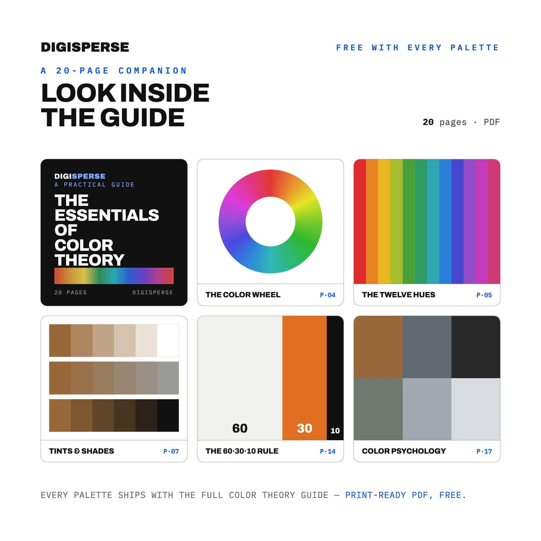 Brutalist Concrete Color Palette | 30 Colors | Hex RGB CMYK | Procreate Swatches + ASE | Digital Download