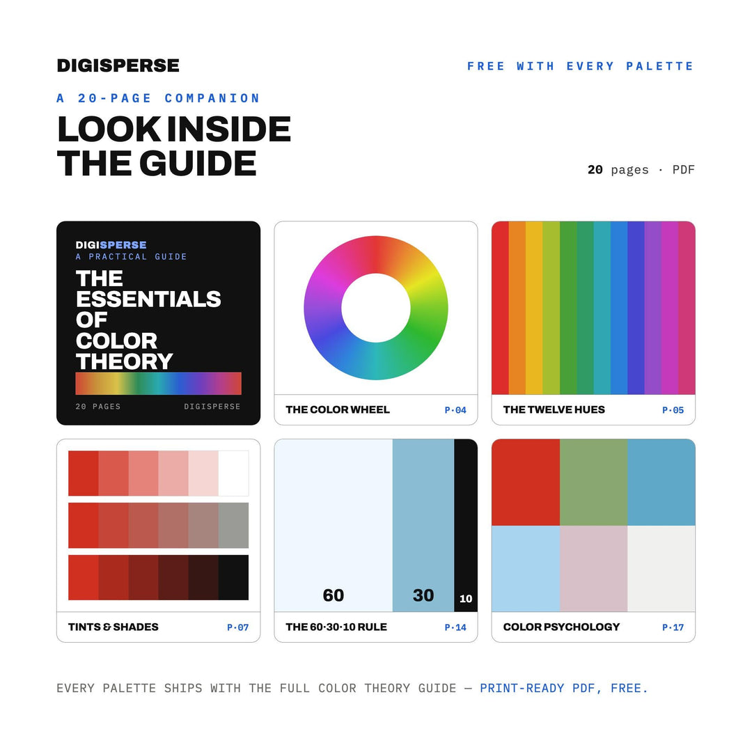 Cold Plunge & Steam Color Palette | 30 Hex RGB CMYK Swatches (Digital Download)
