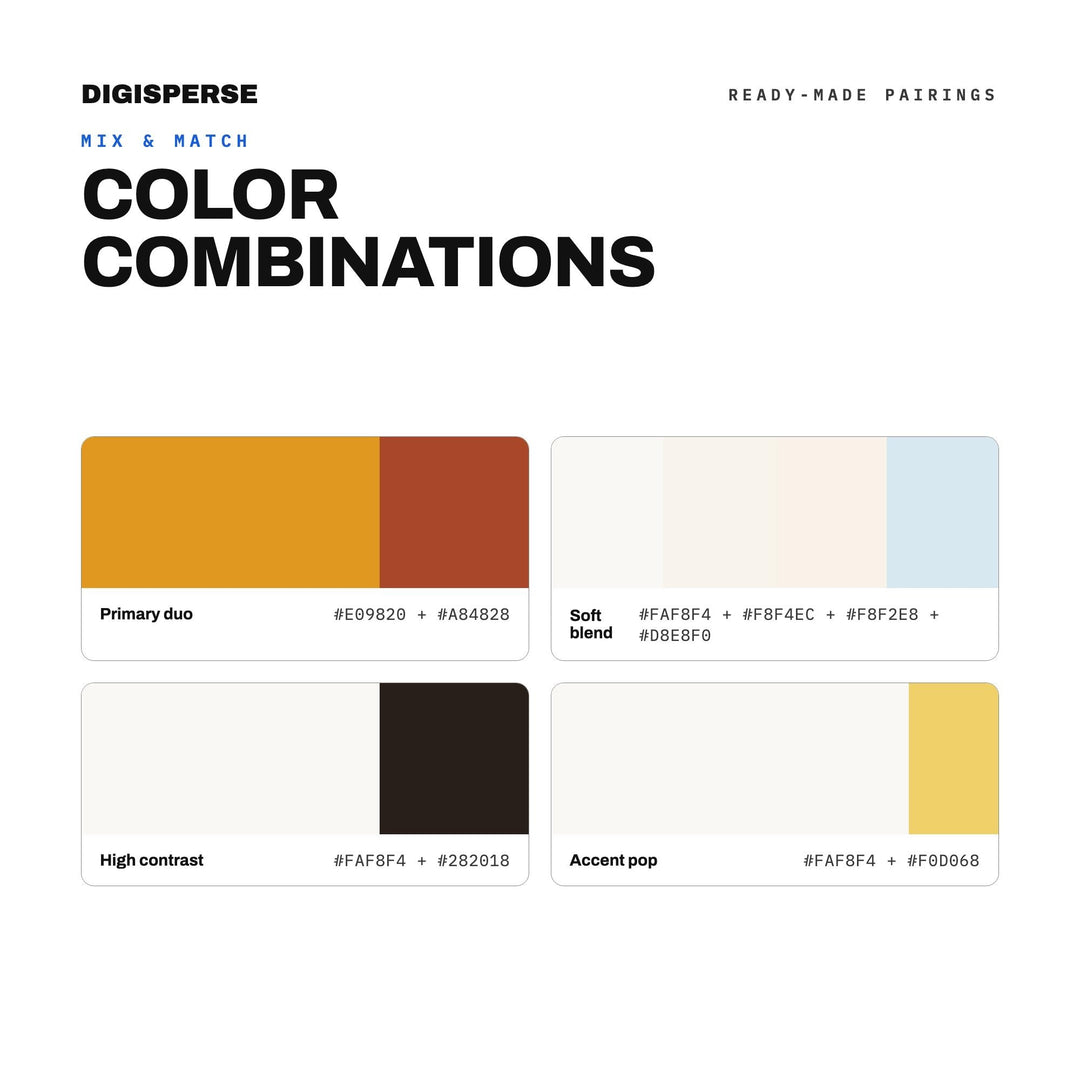 Golden Milk Morning Color Palette | 30 Procreate Swatches, ASE (Digital Download)