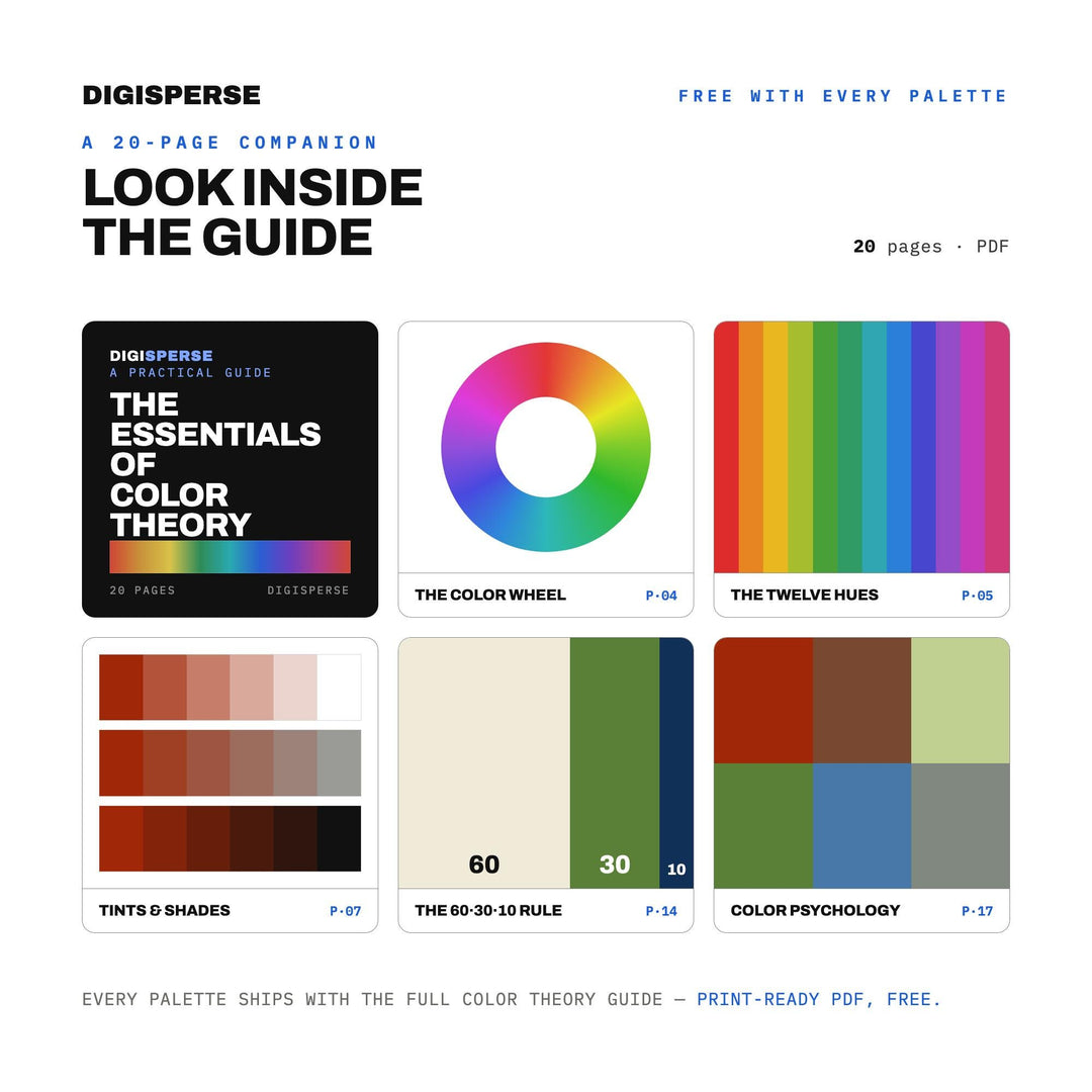 Campfire Lake Weekend Color Palette | 30 Colors | Hex RGB CMYK | Procreate Swatches + ASE | Digital Download