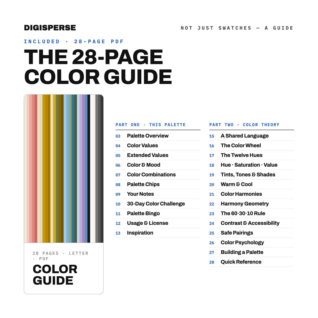 Graduation Afterglow Color Palette | 30 Colors | Hex RGB CMYK | Procreate Swatches + ASE | Digital Download