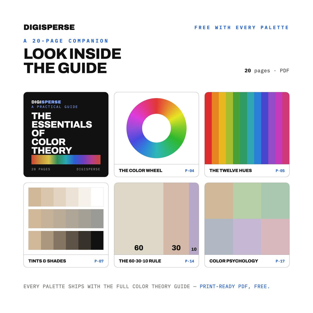 Muted Pastels Color Palette | 30 Colors | Hex RGB CMYK | Color Guide | Procreate Swatches + ASE | Digital Download