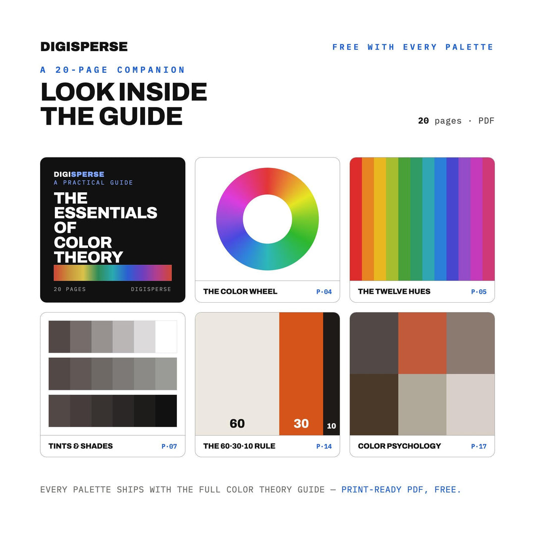 Old Brick Factory Color Palette | 30 Industrial Tones, Procreate, ASE (Digital Download)