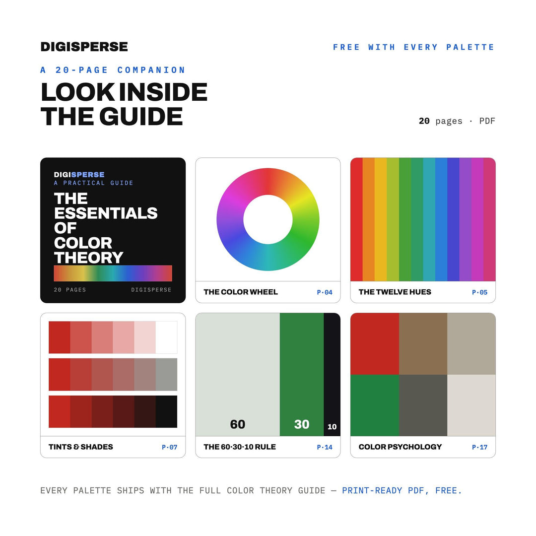 Warehouse District Color Palette | 30 Colors | Hex RGB CMYK | Color Guide | Procreate Swatches + ASE | Digital Download