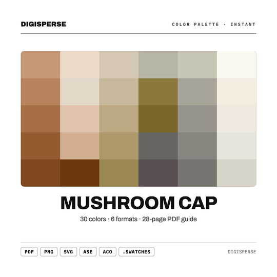 Mushroom Cap color palette — main preview