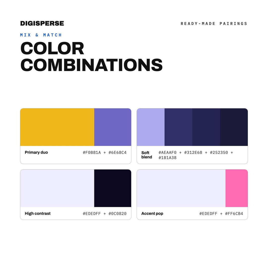 Night Bloom Color Palette | 30 Procreate Swatches, HEX, RGB, CMYK (Digital Download)