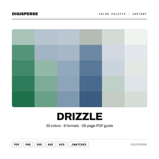 Drizzle color palette — main preview