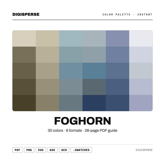 Foghorn color palette — main preview