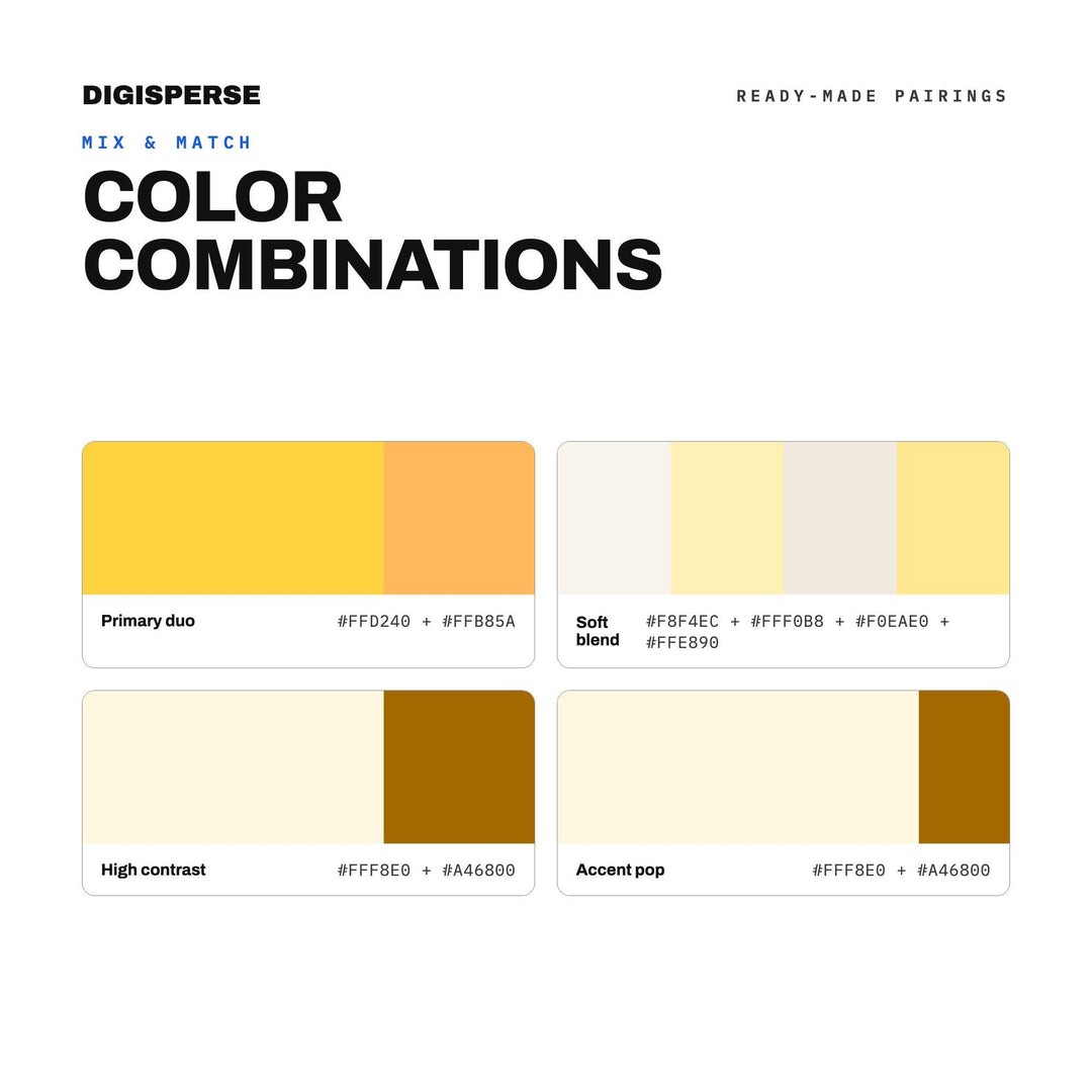 Gilded Horizon Color Palette | 30 Colors | Hex RGB CMYK | Color Guide | Procreate Swatches + ASE | Digital Download