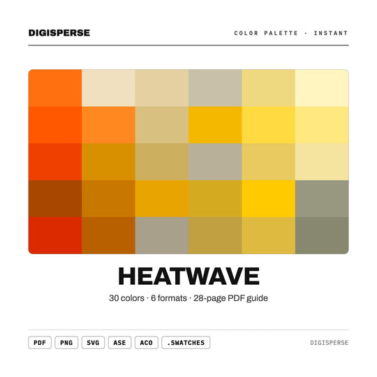 Heatwave color palette — main preview