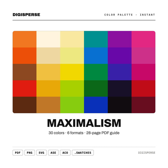 Maximalism color palette — main preview