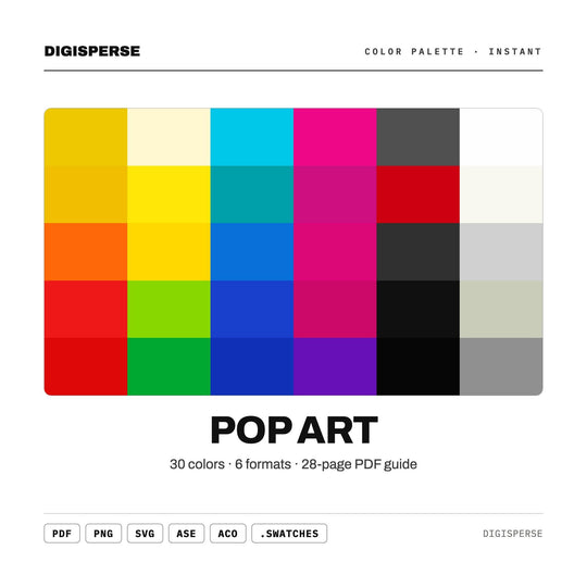 Pop Art color palette — main preview