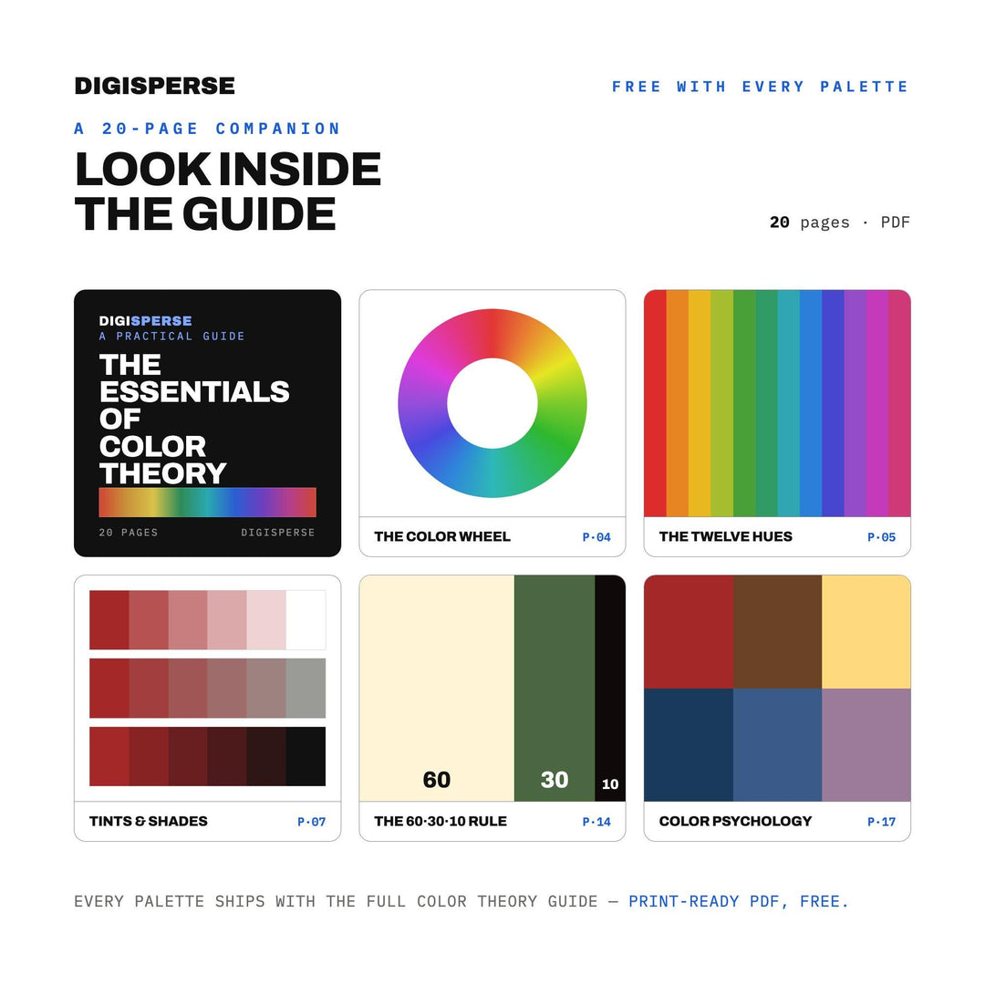 Dreamy Sublime Color Palette for Classical Landscape Art and Elegant Branding, 30 Romantic Era Hues, Procreate Swatches, Hex Codes