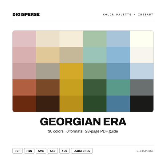 Georgian Era color palette — main preview