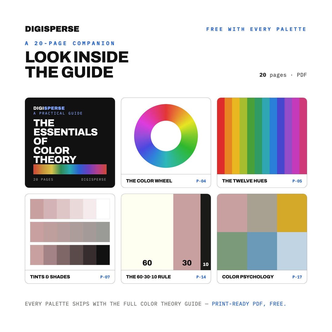 Georgian Era Color Palette | 30 Colors | Hex RGB CMYK | Color Guide | Procreate Swatches + ASE | Digital Download